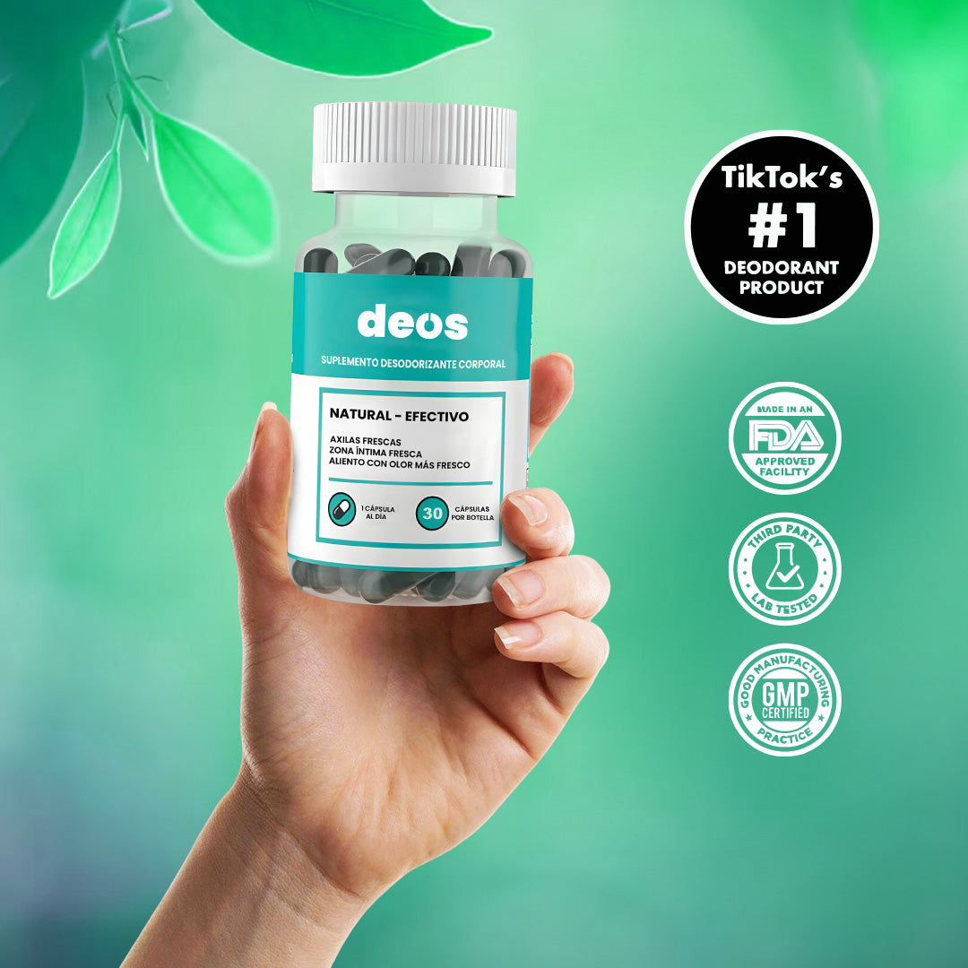 DEOS™ – Desodorante Interno Natural para Neutralizar Olores Íntimos, Frescor y Bienestar Diario HerbaLux