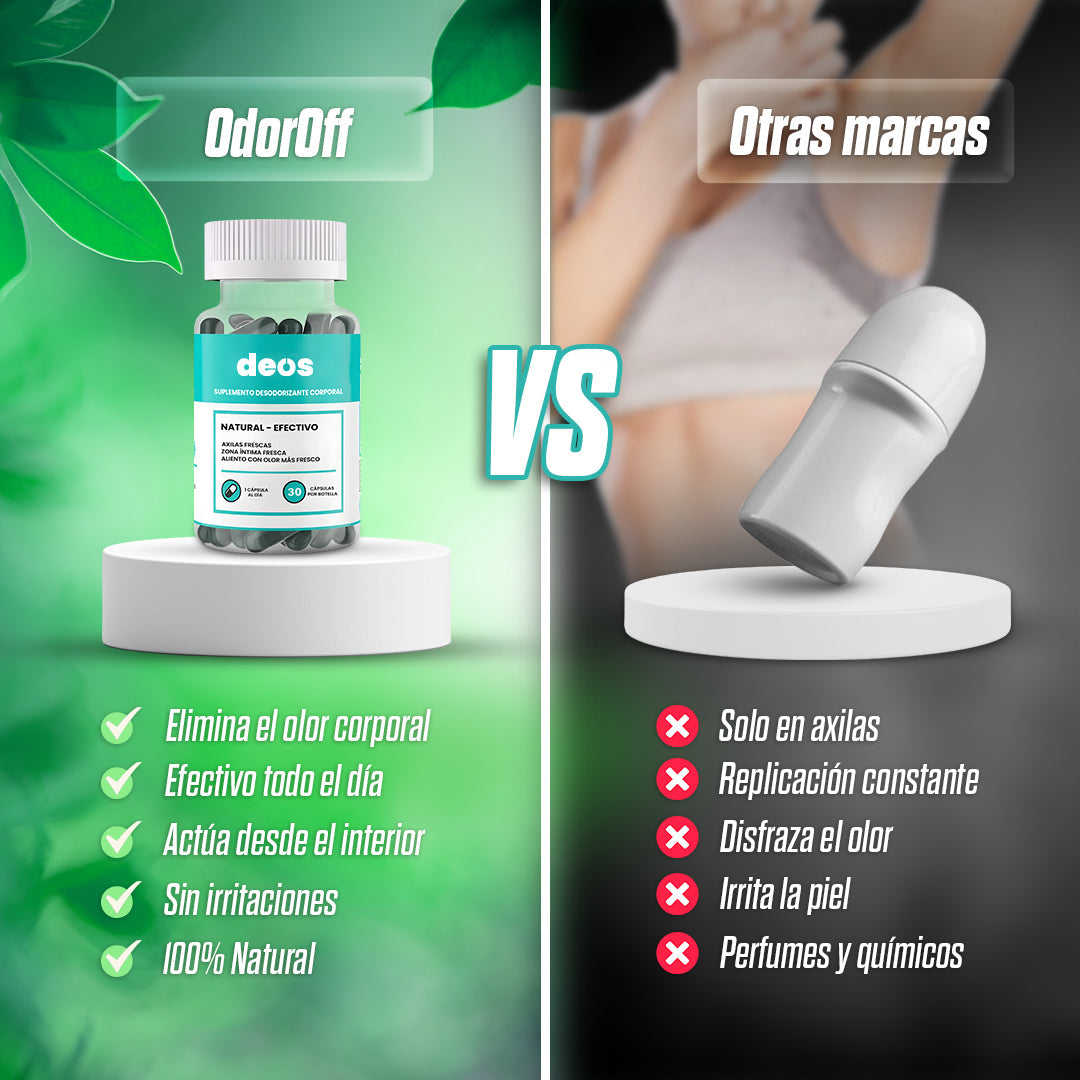 DEOS™ – Desodorante Interno Natural para Neutralizar Olores Íntimos, Frescor y Bienestar Diario HerbaLux