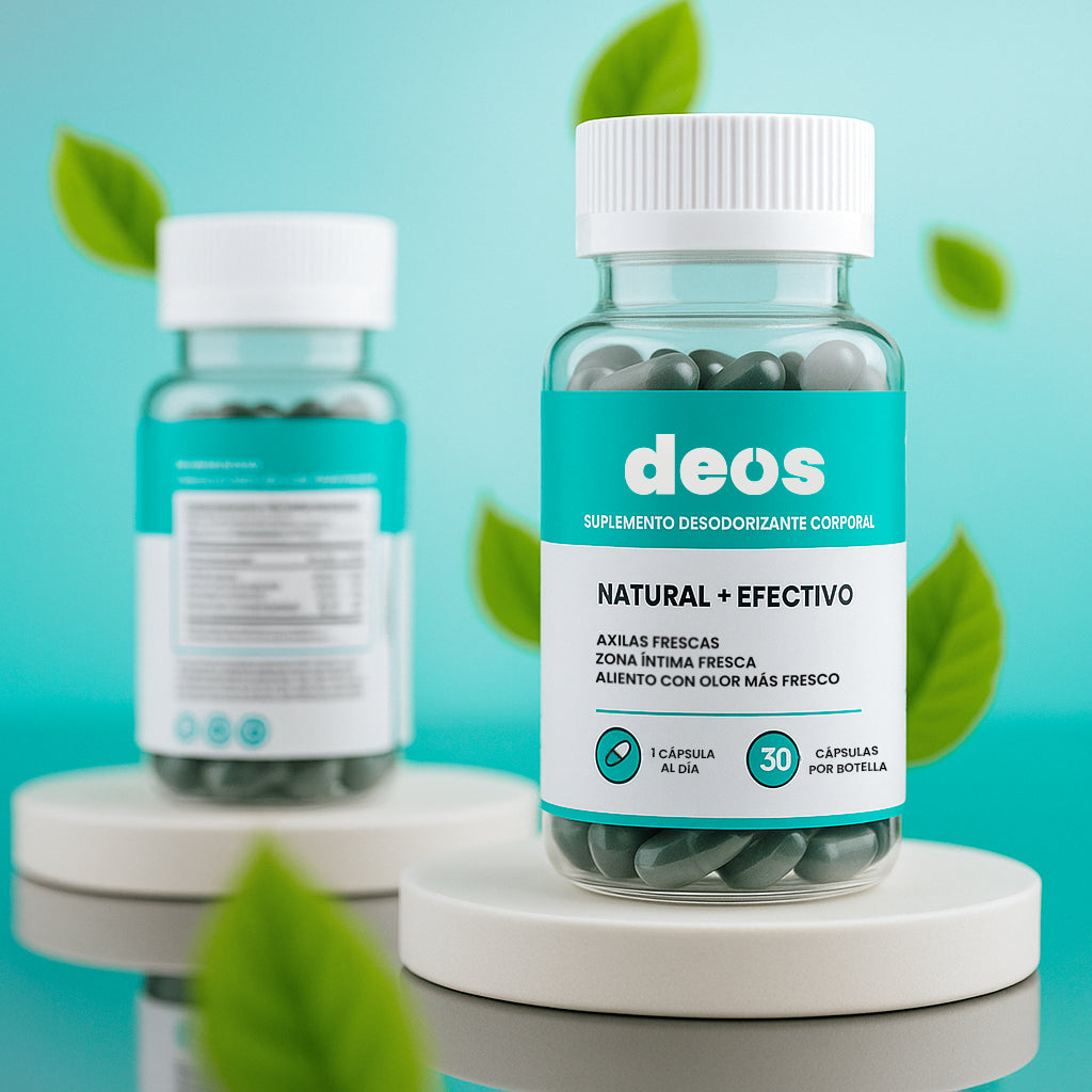 DEOS™ – Desodorante Interno Natural para Neutralizar Olores Íntimos, Frescor y Bienestar Diario HerbaLux