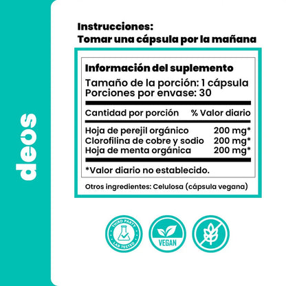 DEOS™ – Desodorante Interno Natural para Neutralizar Olores Íntimos, Frescor y Bienestar Diario HerbaLux