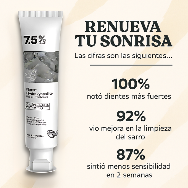 Herbalux Teeth™ Pasta Dental de Nano-Hidroxiapatita HerbaLux