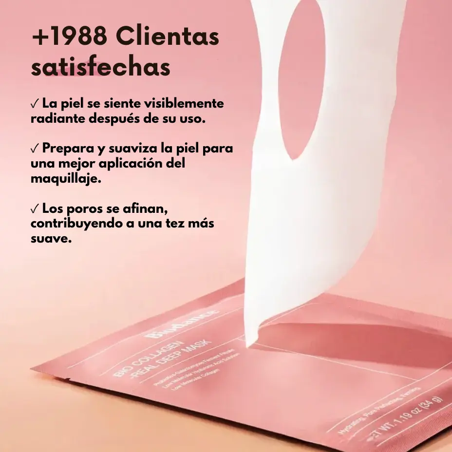 Bio Collagen Real Deep Mask - Despierta con el rostro fresco y luminos HerbaLux