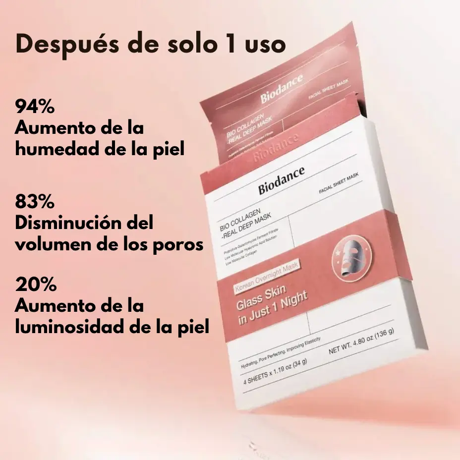 Bio Collagen Real Deep Mask - Despierta con el rostro fresco y luminos HerbaLux