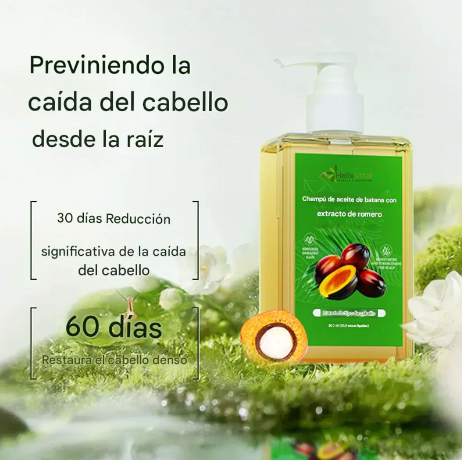 Shampoo BatanaPro™: La Fuerza que Tu Cabello Necesita HelixVital