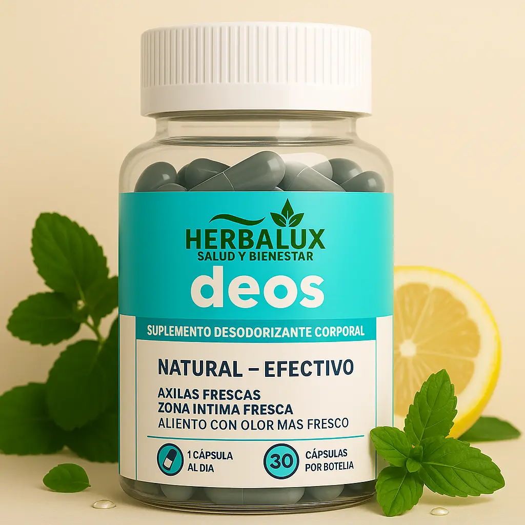 DEOS™ – Desodorante Interno Natural para Neutralizar Olores Íntimos, Frescor y Bienestar Diario HerbaLux