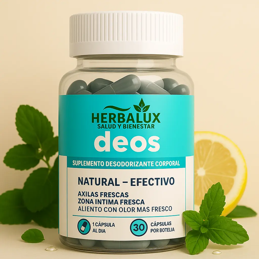 DEOS™ – Desodorante Interno Natural para Neutralizar Olores Íntimos, Frescor y Bienestar Diario HerbaLux