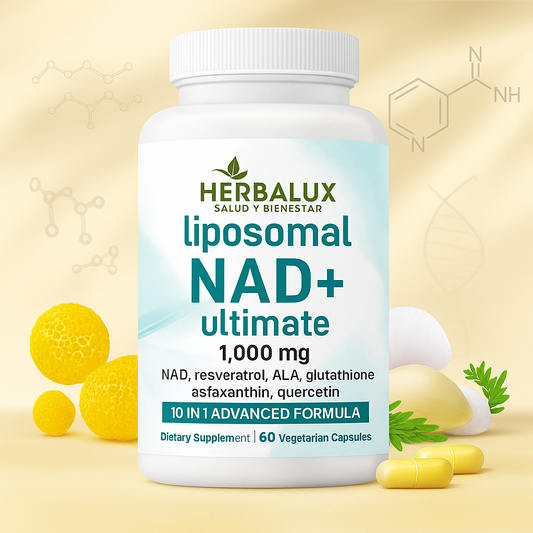 NAD+ Liposomal - Energía Celular y Longevidad en Cada Cápsula HelixVital