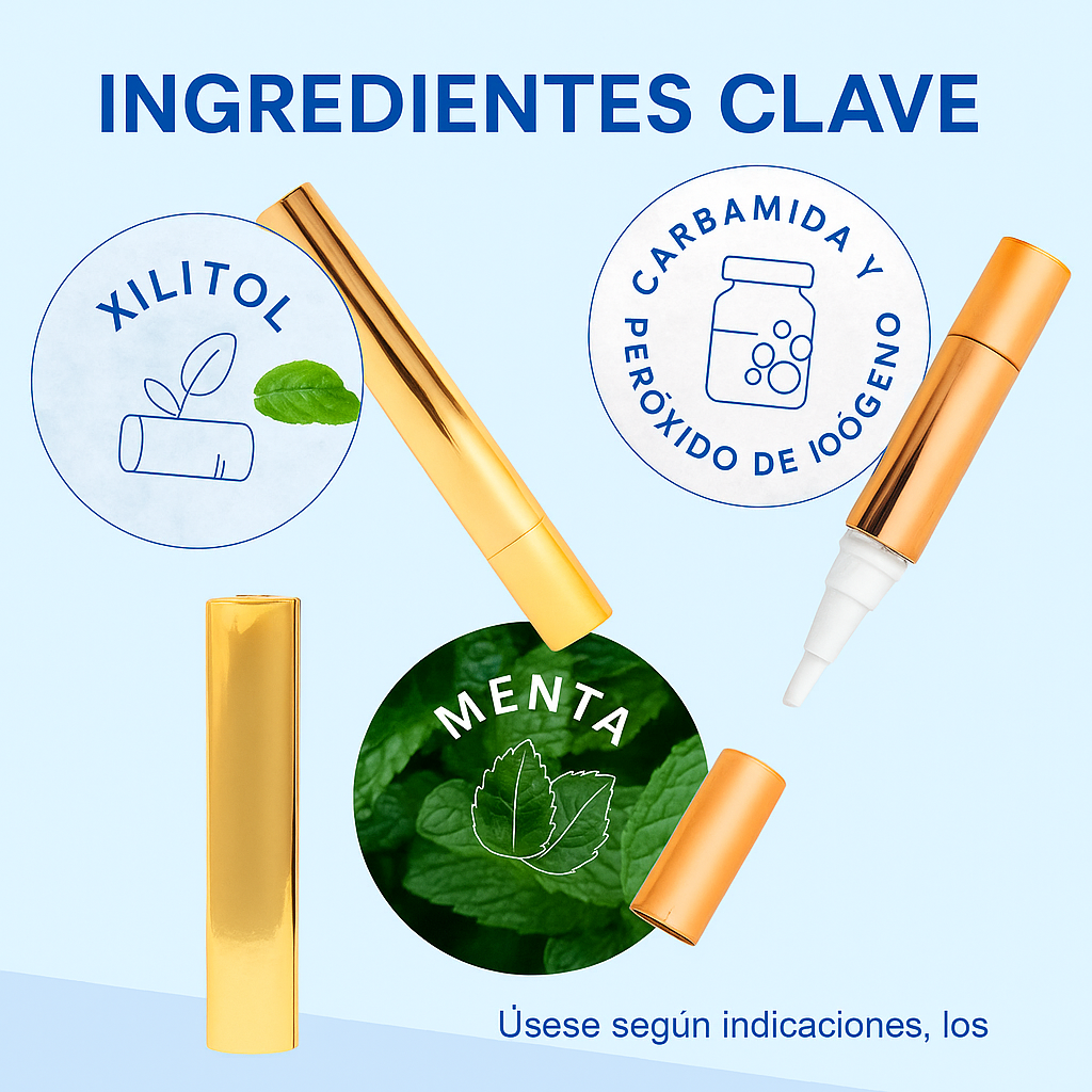 Pluma sérum blanqueadora extra fuerte con fórmula de doble peróxido Herbalux Health