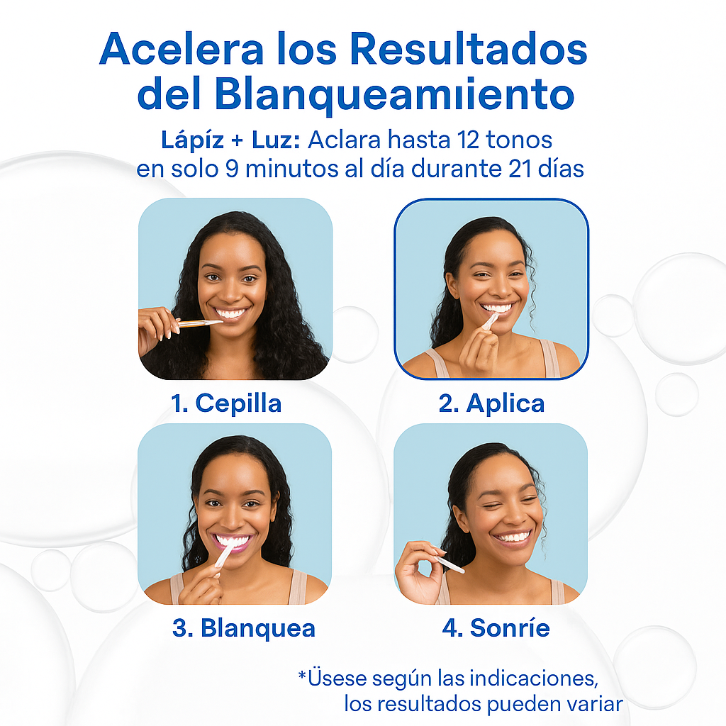 Pluma sérum blanqueadora extra fuerte con fórmula de doble peróxido Herbalux Health