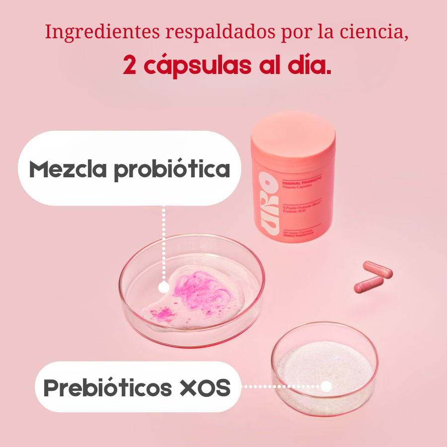 URO Cápsulas Probióticas Vaginales – Equilibrio Íntimo, pH Saludable y Prevención Natural HerbaLux