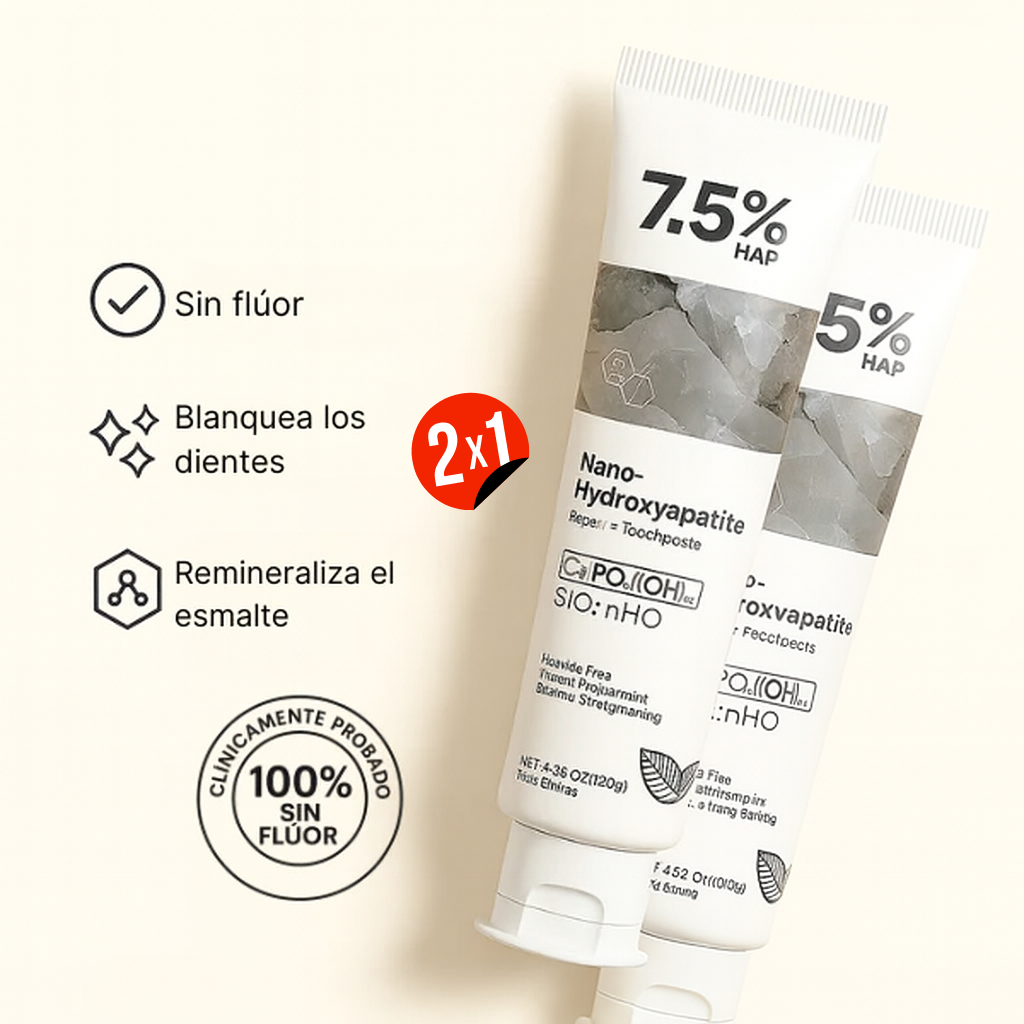 Herbalux Teeth™ Pasta Dental de Nano-Hidroxiapatita HerbaLux