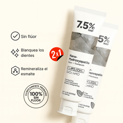 Herbalux Teeth™ Pasta Dental de Nano-Hidroxiapatita HerbaLux