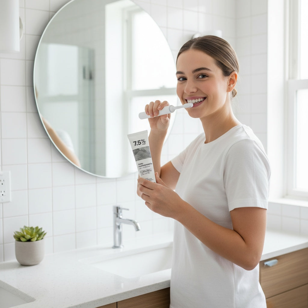 Herbalux Teeth™ Pasta Dental de Nano-Hidroxiapatita HerbaLux