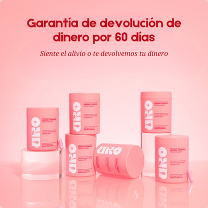 URO Cápsulas Probióticas Vaginales – Equilibrio Íntimo, pH Saludable y Prevención Natural HerbaLux