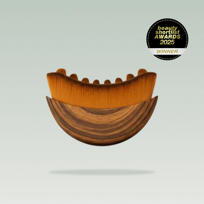 Brocha de drenaje linfático TODO EN UNO para desinflamar y definir el rostro