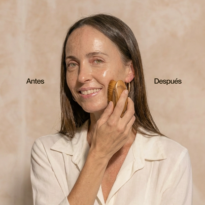 Brocha de drenaje linfático TODO EN UNO para desinflamar y definir el rostro